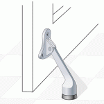 Фиксатор двери Сатурн CTH-0960 RAL 9016 бел (141591) Фиксатор двери Сатурн CTH-0960 RAL 9016 бел (141591)