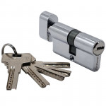 Цилиндровый механизм Morelli HS-60мм 30х30В Кл-Верт PC-Хром Цилиндровый механизм Morelli HS-60мм 30х30В Кл-Верт PC-Хром